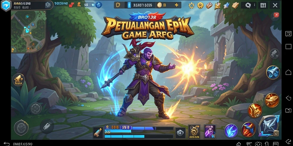 Tangkapan layar BRO138 menunjukkan aksi seru di dunia ARPG.
