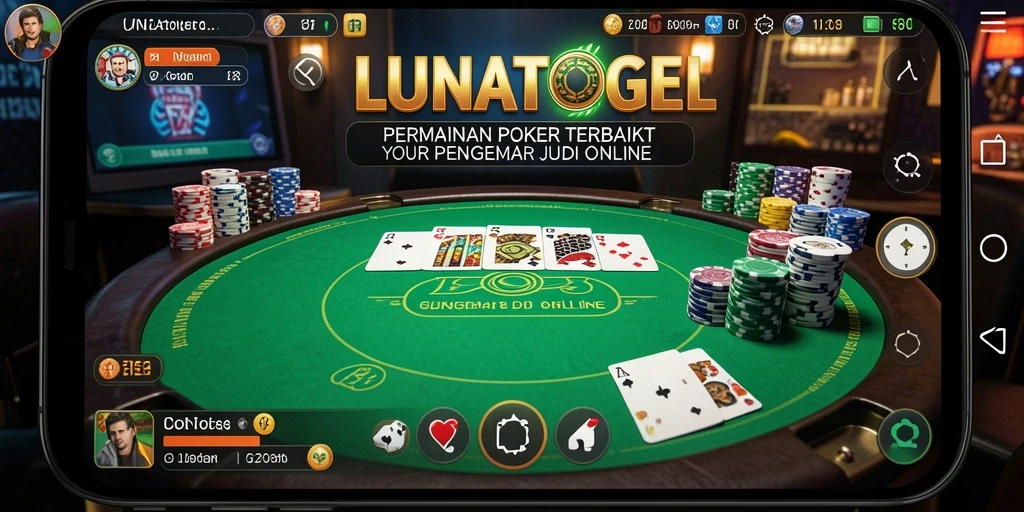 Tampilan gameplay menarik dalam aplikasi LUNATOGEL yang memukau.