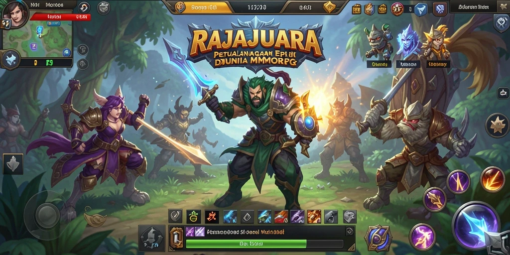 Tampilan menarik dari gameplay RAJAJUARA MMORPG yang penuh aksi.