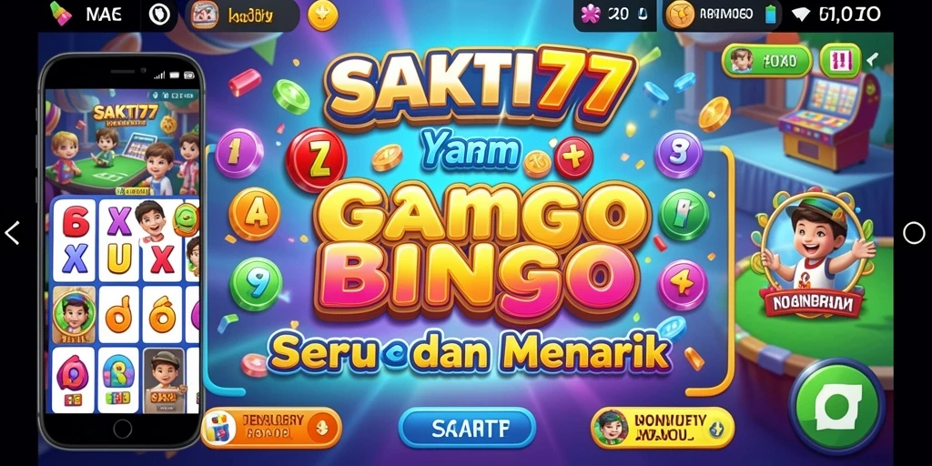 Tampilan gameplay Bingo yang seru di SAKTI77.