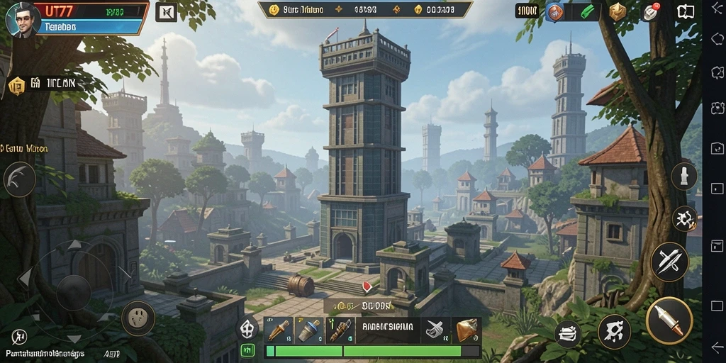 Gameplay Tower Defense yang seru dan menantang di UT77.